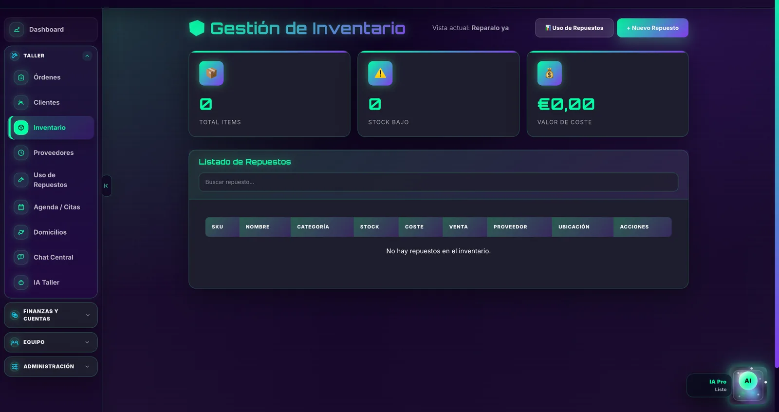 Inventario TechFlow